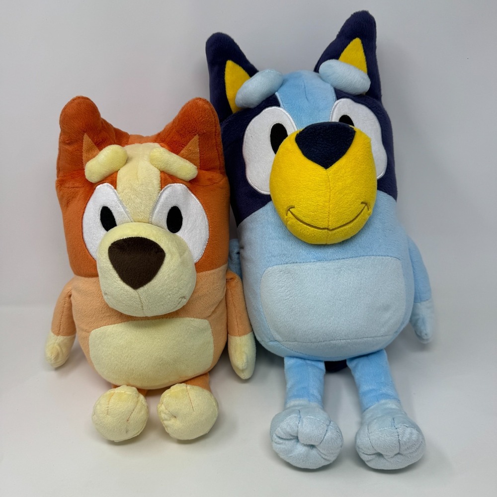 Bluey Friends Bluey and Bingo Plush Toys Dolls 14 Inches‎